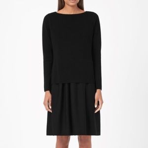 COS layered popover sweater dress